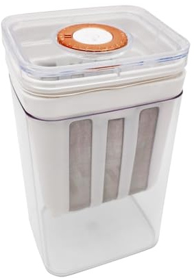 - Colador, colador de té, 1100 ml, filtro reutilizable para té, miel, arroz, salsa, café, cocina, alimentos, tamizar servir