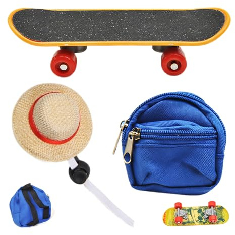 Berikningleksaker För Skäggagam - 3 Delar Justerbar Liten Ödla Skateboard | Skäggagamsrullebräda - För Klättring Och Utklädnad Av Husdjur Reptiler Såsom Ödlor Och Sköldpaddor Burar Terrarier