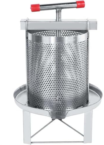 edelstahl weinfruchtpresse kleine honigpresse manual honey press extractor wachspresse bienenzucht werkzeug imkereibedarf für honig obst öldruckentwässerung
