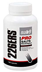 226ERS Sub9 Pro Salts Electrolytes | Sali Minerali con Vitamine e Caffeina, Elettroliti - 100 Compresse