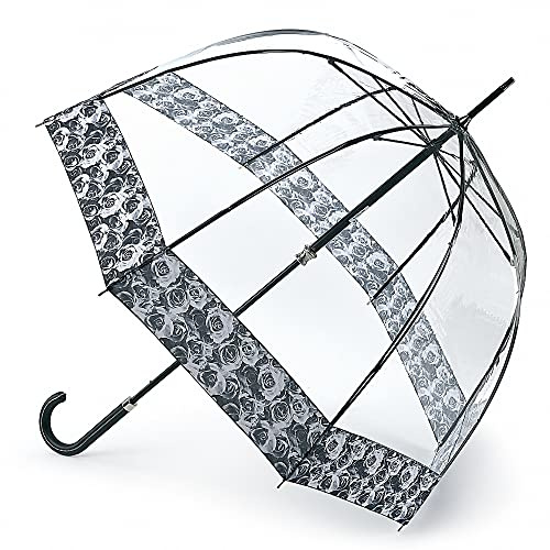 Fulton Birdcage 2 Luxe Photo Rose Print Umbrella