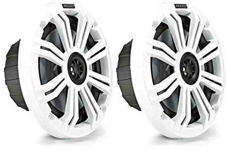 KICKER Marine KA45KM654 - Set di altoparlanti per barca/torre/wakeboard, 16,5 cm, colore: Bianco