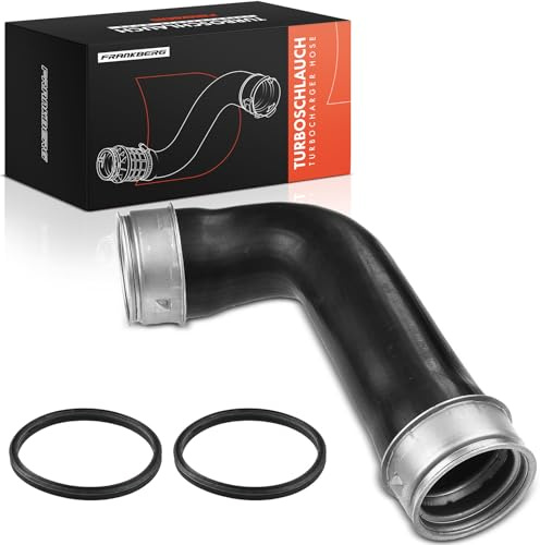 Frankberg Ladeluftschlauch Turboschlauch mit Dichtungen 1J0145834AE | Kompatibel mit Golf IV Variant 1J5, B.o.r.a 1J2, Toledo II 1M2, B.o.r.a Variant 1J6, Leon 1M1, Golf IV 1J1