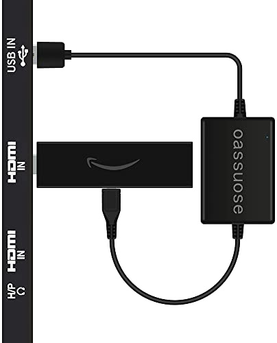 Oassuose USB Power Cable Adapter for Fire TV Stick,Powers Streaming TV Sticks Directly from T V USB Port(Eliminates AC Adapter and Very Long Power Cable)