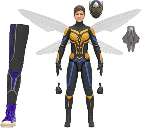 Hasbro Marvel Legends Series Marvel’s Wasp, Ant-Man and The Wasp: Quantumania Action-Figur, 15 cm, F6574 | Marvel Legends 15,2 cm Actionfigur BAF Cassie Lang - Wespe