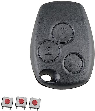 Schlüsselgehäuse Kompatibel Mit Renault, Renault Trafic Schlüssel | Mit Renault Twingo Master Modus Kangoo Clio Trafic Duster Vivaro Espace Autoschlüssel Fernbedienung,Master Ersatzschlüssel