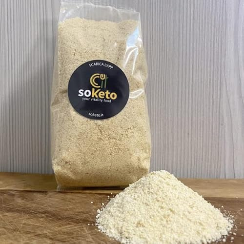 Keto Pan rallado 250 gr x 2 para dieta cetogénica baja en carbohidratos vegetariano vegano con muy pocos carbohidratos