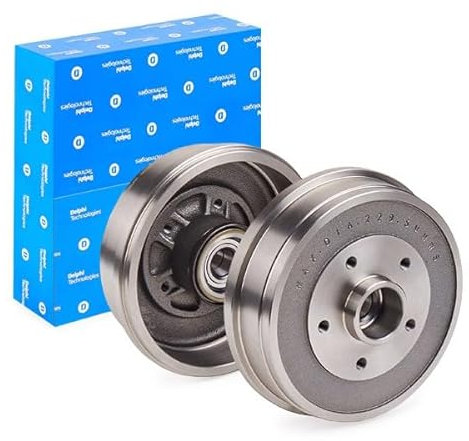 DELPHI BFR611 2x Tambor de freno Trasero Tambores de freno Freno de tambor