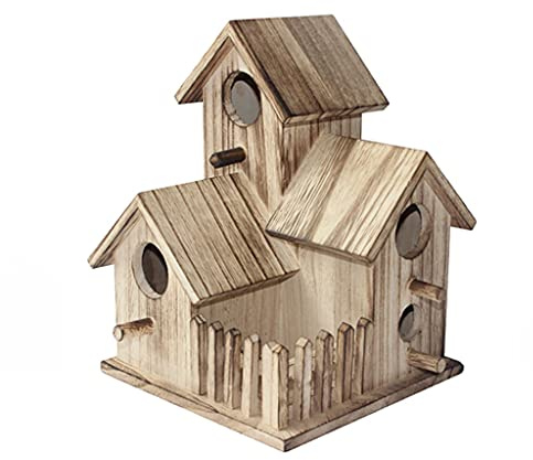 Birdcage Bird Cage Breeding Box Black Phoenix Tiger Skin Peony Parrot Bird House Outdoor Bird's Nest Bird Cage Retro Bird's Nest Net Cover (Size : C) (B)