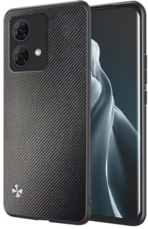 EASSGU Funda para Motorola Moto g84 (6.5 Inches), Carcasa de Teléfono de Estilo Empresarial con Respaldo de PU Cuero - Kevlar
