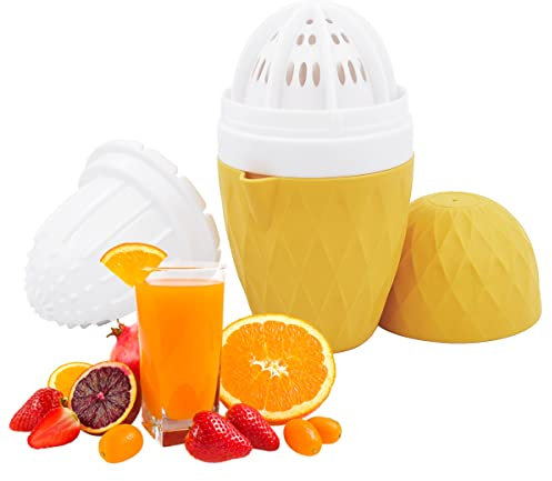 Spremiagrumi spremiagrumi, spremiagrumi manuale, spremifrutta for arancia, limone, agrumi, succo d'uva (giallo) / 568