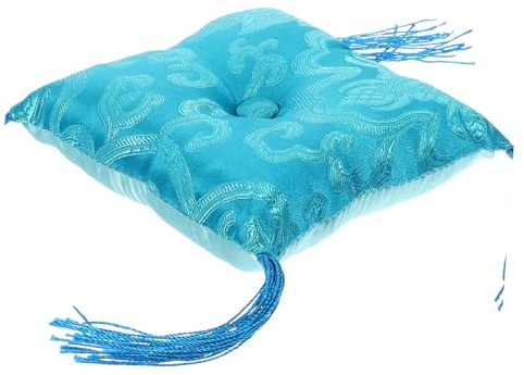 Buddha Klangschalen Pad aus Stoff in Blau, Haltbar und Schützend | Nepal Design Unterlage, Fixiert die Schale Sicher, Geeignet für Meditation und Klangschalenzubehör Zufällige Farbe