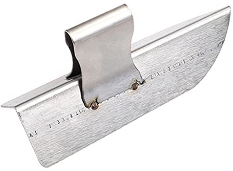 Cazzuola portatile per angoli interni ed esterni, in acciaio inox, per intonacatura e intonacatura, angolo a 90 gradi