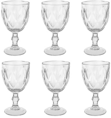 SET DI 6 VETRI D'ACQUA GEMMA ML 300 TRASPARENTI