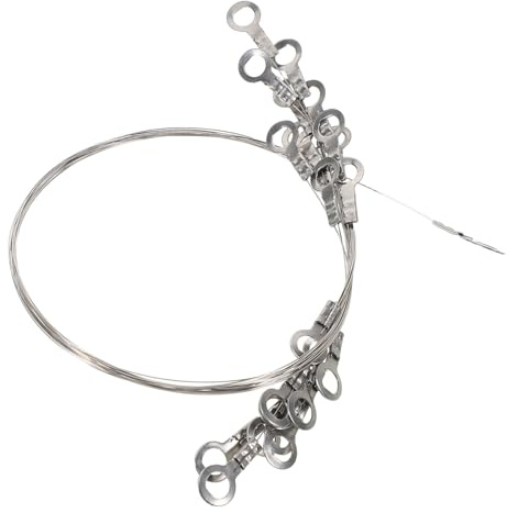 COLLBATH 12pièces Lot De Fils De Rechange Acier Inoxydable Pour Coupe-gâteau Outil De Découpe Pour Couches De Gâteau Accessoires De Pâtisserie