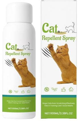 Genérico Spray Antiarañazos para Gatos,100ml Eficaz Natural Antiarañazos - Spray Protector de Muebles y Sofá para Gatos | para Corrección De Conducta En Interiores Y Exteriores Alfombra Sofá Puerta