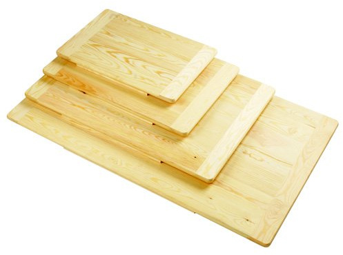Panetta Casalinghin Legno Massiccio da Pasticceria, Beige, 100 x 60 x 2 cm, Legno, Beige, 100 x 60 x 2 cm