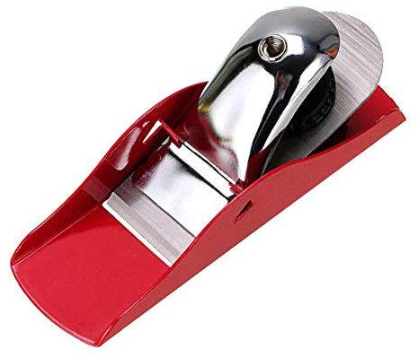 Mini-Handhobel, kleiner Trimmhobel, 8,9 cm, Holzbearbeitung, Taschenhobel, Handhobel mit 2,5 cm Klinge, verstellbarer Blockhobel und 1 Holzfixierung für Trimmprojekte, Schreiner, DIY-Modellbau