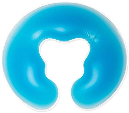 Tashido 1 Pz Morbido Silicone Spa Forma di U Cuscino Massaggio Spa Gel Pad Viso Relax Massaggio Corpo Cuscino Culla Assistenza Sanitaria Blu