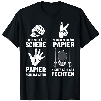 Fechtmeister Fechten Bekleidung Fechtsportler Fechter T-Shirt