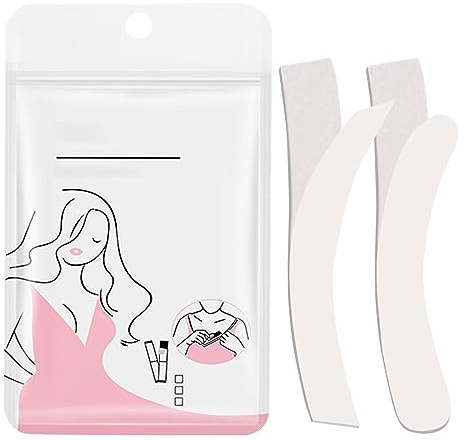 AYNKH Fashion Tape Doppelseitiges 108PCS Klebeband mit superstarkem Kleber für BH-Träger Kleider Damen Bekleidungszubehör mit Langen Streifen und fächerförmigen Streifen