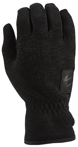 adidas Winter Performance KORE Running Gloves, Black, Medium/Large
