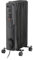 Ölradiator Heizkörper mit Laufrollen 3 Heizstufen bis 1500 W (Schwarz)