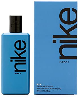 NIKE - Blue 100 ml, Colonia Hombre, Perfume Formato Spray, Eau de Toilette Natural y Masculina, Aroma Frutal Amaderado, Fragancia Fresca, Elegante y de Larga Duración