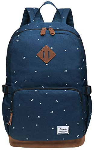 KAUKKO Eleganter Schulrucksack College Rucksäcke Damen