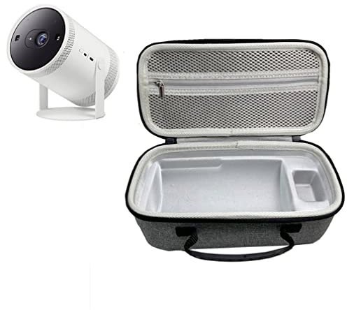 Projectors Portable Carrying Case Compatible for Samsung TheFreestyle and Nebula Anker Capsule 3 Laser 1080p Projector Accessories Storage Bag, Hard Shell Protective Box Shockproof