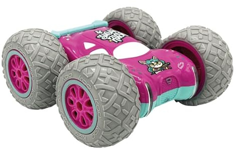 KOO Be Blip Kaya - Dubbelsidigt fjärrstyrd bil, uppladdningsbart batteri, RC-stuntmaskin, 360° rotation, LED, universal fjärrkontroll med 3 batterier (ingår inte) barn 5–12 år - KAB-KOO-0007