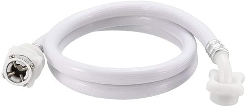 XYWHPGV Automatic Washing Machine Inlet Hose Water Pipe PVC 1.5M BSP3/4 Washer Connector Explosion Proof White(01e68 e7746 0289e fae67 ed248 1d77b