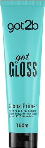 got2b Glanz Primer gotGloss (150 ml), Styling Creme mit Anti-Frizz-Formel spendet Feuchtigkeit, schenkt natürlichen Glanz und schützt vor Temperaturen bis zu 230 °C