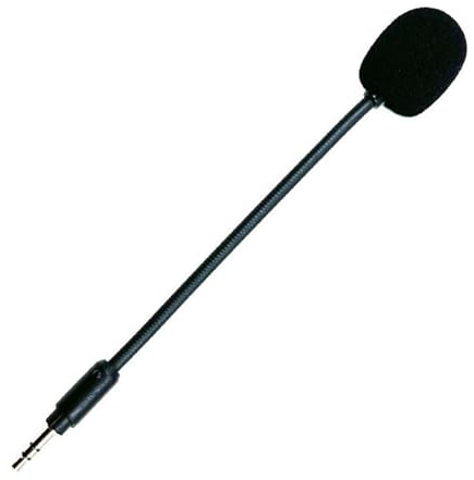 MICMXMO Ersatz Mikrofon kompatibel mit Logitech G233, G433 Serie Gaming Headsets Noise Cancelling Geräuschunterdrückung Mic,3.5 mm Jack