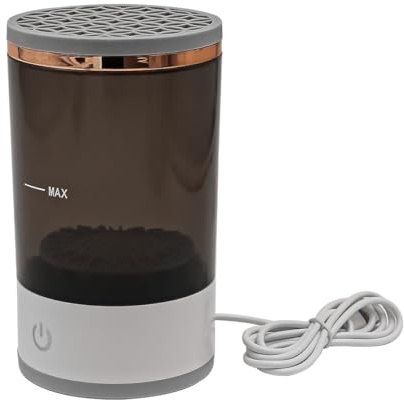 POFET Machine de Nettoyage de pinceaux de Maquillage électrique, Ensemble de Nettoyage de pinceaux de Maquillage Mains Libres pour Le Nettoyage et Le séchage du Nettoyeur de pinceaux de Maquillage