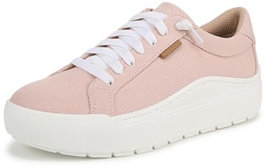 Dr. Scholl's Shoes Womens Time Off Go Sneaker Blush Pink Fabric 9.5 M