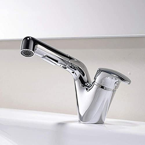 Küchenspülenarmaturen Die neuen drehbaren Zugarmaturen Multifunktionsdusche Kalt-Wärme-Waschtischarmaturen Telesshampoo-Wasserhahn