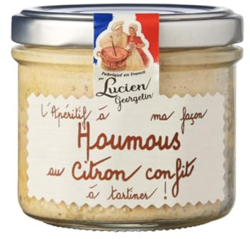 Hummus al Limone confit Lucien Georgelin antipasto spalmabile 100g | Barattolo