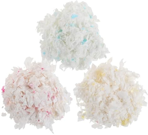 YARNOW 3bolsas Ropa de Cama para Mascotas Lecho Natural para Hámster Nido para Jaulas de Conejos Cama Pequeña para Animales Pequeños Relleno para Jerbos Ratones Cobayas
