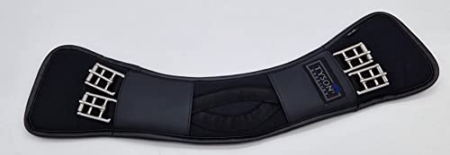 Tysons Breeches Sattelgurt Mondgurt Mond Gurt 45 50 55 60 65 70 75 80 85 90 cm Schwarz o.Braun Kurzgurt (75, Schwarz)