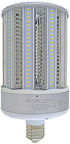 80W LED Corn Bulb Replace 400-600w MH HID HPS CFL 5500k-E39 10,800 Lumen