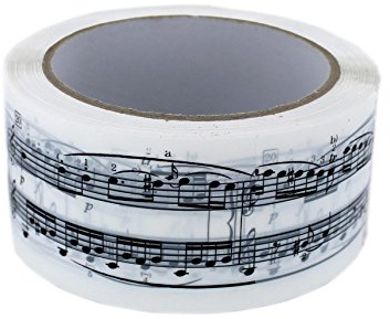 A Gift Republic Klebeband Notenzeile