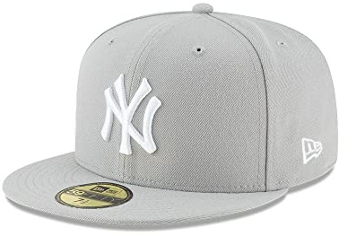 New York Yankees Gray Basic 59FIFTY Fitted, Grau, 56 EU
