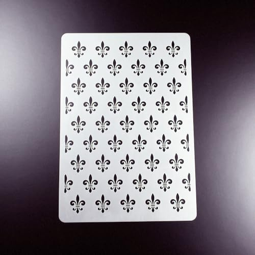 Schablone Fleur de Lis Lilie Muster Pattern - BM01