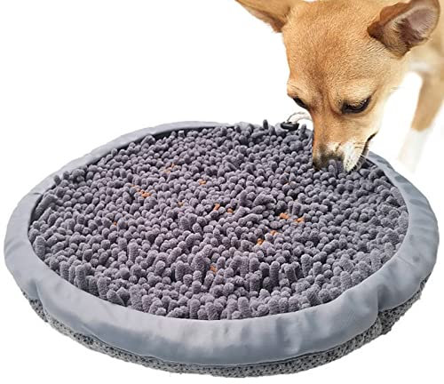 PJDDP Schnüffelteppich Für Hunde Interaktives Lernspielzeug Schnüffelmatte, Hundefuttermatte, Schnüffelrasen Hund Riechen Trainieren Matte Futtermatte Trainingsmatte Für Haustier Hunde Katzen