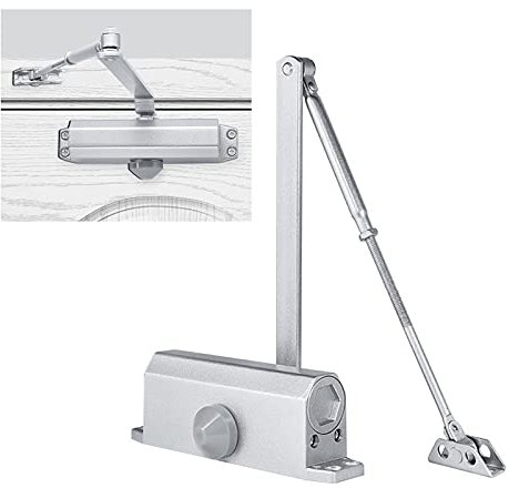 FHKBB Ferme-Porte hydraulique Automatique, Ferme-Porte à Ressort avec Vitesse réglable, Convient pour Un Usage Commercial et Domestique, Ferme-Porte Robuste pour Portes pesant Plus de 85