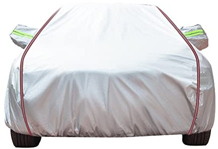 Autoabdeckung Vollgarage für FIAT Scudo Bus (2007-), Premium Autoplane aus hochwertigem und wasserdichtem Material Innenfutter aus Baumwolle(Color:D,Size:)