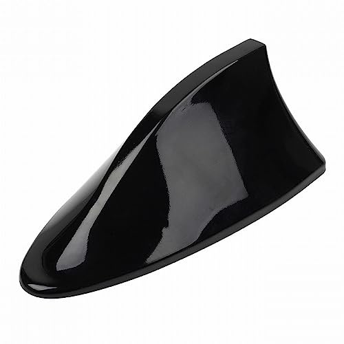 Aleta Tiburon Coche, Antena Coche Techo, Radio Auto Estilo Shark Universal. | Autoadhesiva Impermeable, Accesorios Automóvil Tuning, Dispositivo Recepción Señal Radio FM/Am SUV Camión Furgoneta. (Negro)