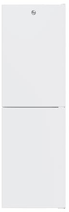 Hoover H-FRIDGE 300 Freestanding Fridge Freezer 50/50, 2 Doors, Low Frost Technology, E Class, 252L Total Capacity, Internal Display, Integrated Handle, White, 54.5x55x176 cm - HOCT3L517EWK-1