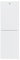 Hoover H-FRIDGE 300 Freestanding Fridge Freezer 50/50, 2 Doors, Low Frost Technology, E Class, 252L Total Capacity, Internal Display, Integrated Handle, White, 54.5x55x176 cm - HOCT3L517EWK-1